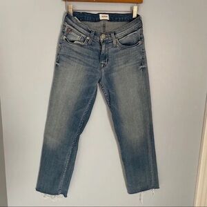 Hudson Crop Fallon Straight Jean Size 26